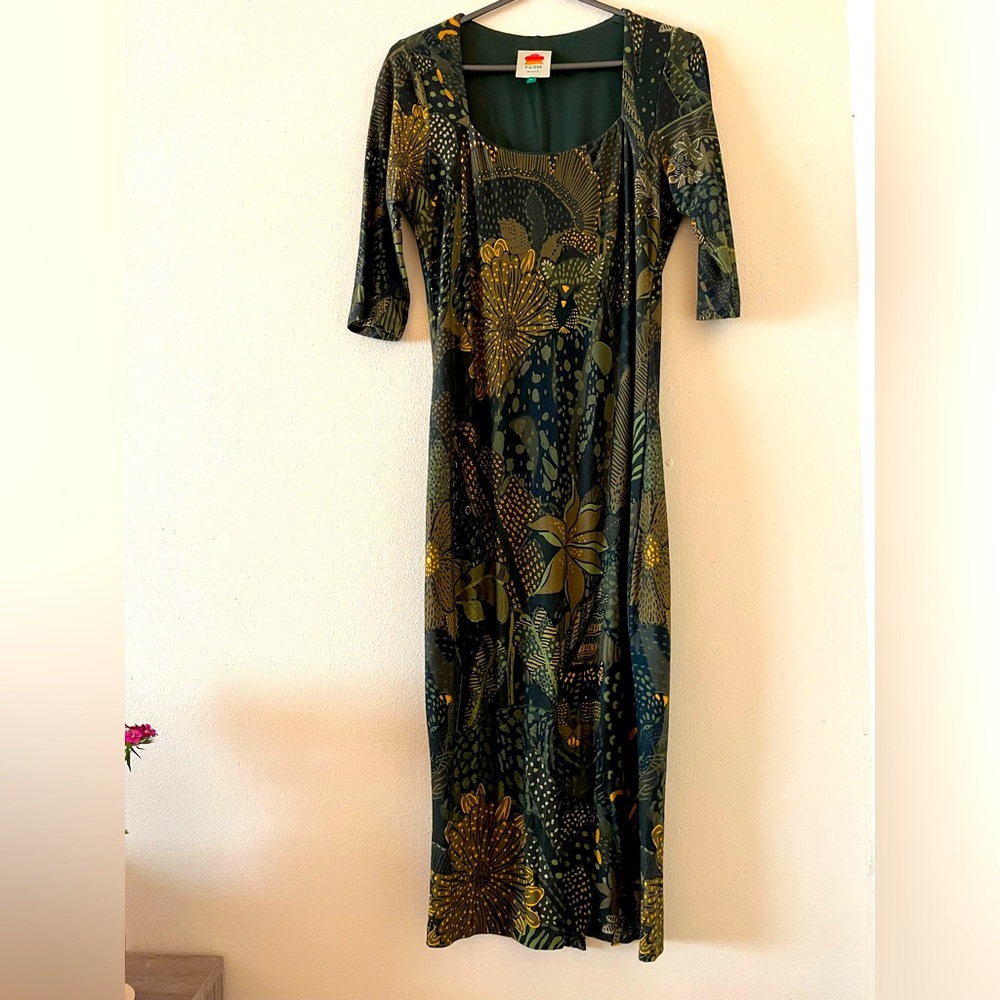 This is a Farm Rio maxi dress, worn only a few times.